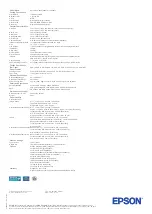 Preview for 2 page of Epson DFX-9000 Specifications