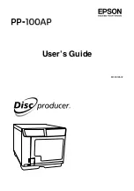 Preview for 1 page of Epson Disc Producer PP-100AP User Manual