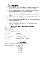 Preview for 4 page of Epson DM-D500 Series Installation Manual