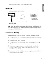 Preview for 7 page of Epson DM-D500 Series Installation Manual