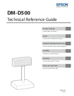 Epson DM-D500 Series Technical Reference Manual preview