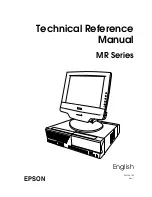 Epson DM-M820 Technical Reference Manual preview