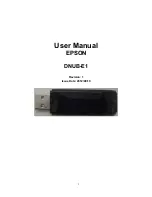 Epson DNUB-E1 User Manual preview