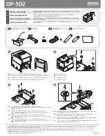 Preview for 1 page of Epson DP-502 Installation Manual