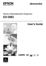 Epson DREAMIO EH-DM3 User Manual preview