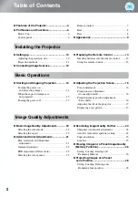 Preview for 4 page of Epson dreamio EH-R2000 User Manual