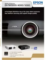 Epson dreamio EH-TW3000 Brochure & Specs preview