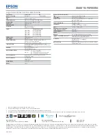 Preview for 2 page of Epson DS-60000 WorkForce DS-60000 Product Specifications