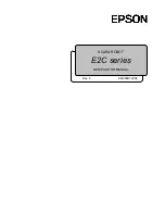 Epson E2C Series Manipulator Manual предпросмотр