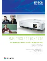 Epson EasyMP EMP-1715 Specifications preview