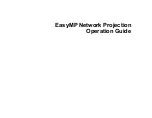 Epson EasyMP Network Projection Operation Manual preview