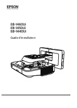 Предварительный просмотр 116 страницы Epson EB-1460Ui Installation Manual