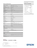 Preview for 2 page of Epson EB-1880 Datasheet