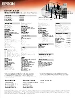 Preview for 6 page of Epson EB-470 Specifications