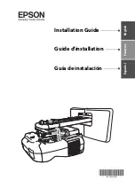 Epson EB-570 Installation Manual предпросмотр