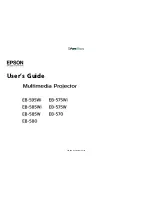 Epson EB-570 User Manual предпросмотр