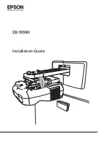 Epson EB-595Wi Installation Manual предпросмотр