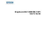 Epson EB-725Wi User Manual preview