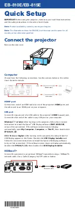 Epson EB-810E User Manual предпросмотр