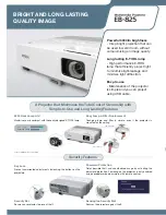 Preview for 2 page of Epson EB-825 Brochure & Specs