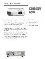 Epson EB-93 Specifications preview