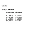 Epson EB-L1050U User Manual предпросмотр