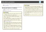 Preview for 3 page of Epson EB-L1050U User Manual