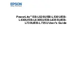 Предварительный просмотр 1 страницы Epson EB-L520U User Manual