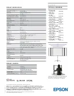 Preview for 2 page of Epson EB-S02 Datasheet