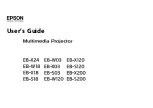 Preview for 1 page of Epson EB-S03 User Manual