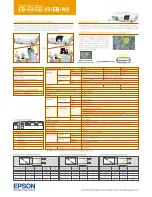 Предварительный просмотр 2 страницы Epson EB-S9 Brochure