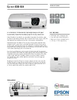 Epson EB-S9 Product Manual preview