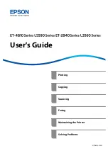 Epson EcoTank ET-2840 User Manual preview