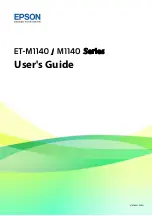 Epson EcoTank ET-M1140 Series User Manual preview