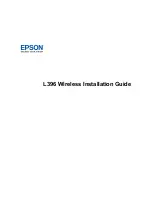 Preview for 1 page of Epson EcoTank L396 Wireless Installation Manual