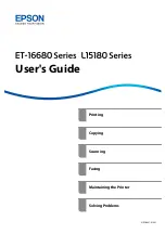 Epson EcoTank Pro ET-16680 Series User Manual preview