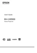 Epson EH-LS10500 User Manual предпросмотр