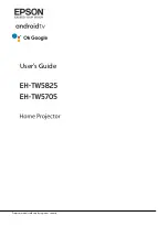 Epson EH-TW5705 User Manual preview