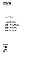 Preview for 1 page of Epson EH-TW5900 User Manual