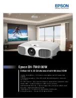 Epson EH-TW6100W Specifications предпросмотр