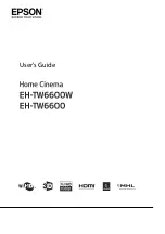 Epson EH-TW6600 User Manual preview