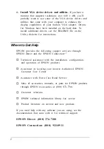 Preview for 3 page of Epson EL 486UC+ User Manual