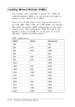 Preview for 58 page of Epson EL 486UC+ User Manual