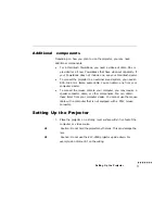 Предварительный просмотр 19 страницы Epson Elp-3500 User Manual