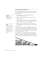 Предварительный просмотр 19 страницы Epson ELP-505 User Manual