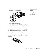 Предварительный просмотр 50 страницы Epson ELP-505 User Manual