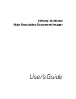 Epson ELPDC02 High Resolution Document Imager - High Resolution Document Imager User Manual preview