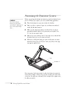 Preview for 16 page of Epson ELPDC02 High Resolution Document Imager - High Resolution Document Imager User Manual