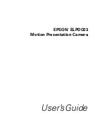 Epson ELPDC03 User Manual предпросмотр