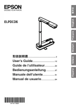 Epson ELPDC06 Document Camera For serial numbers beginning with LQZF - DC-06 Document Camera User Manual предпросмотр